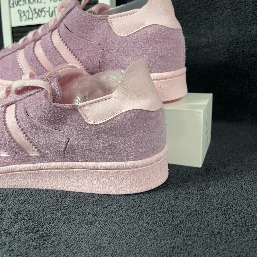 ADIDAS SUPERSTAR MINIMALIST ICONS CLEAR PINK WOMENS SHOES SIZE 9 PURPLE MENS 8 N - Picture 9 of 10